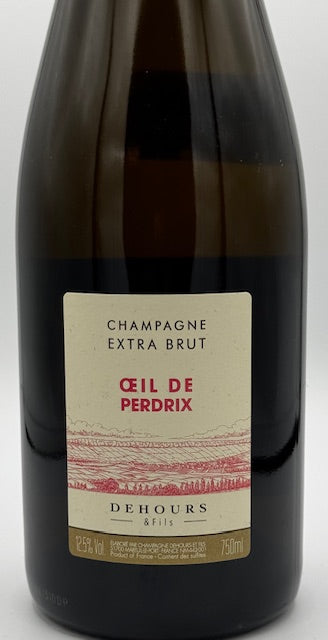 Dehours NV Extra Brut Rose 'Oeil Pedrix'