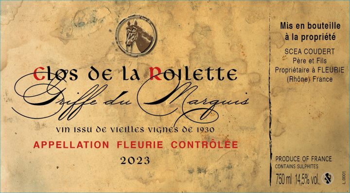 Roilette Fleurie 'Griffe du Marquis' 2023