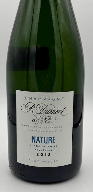 R.Dumont 2012 Brut Nature BdN 'Nature'