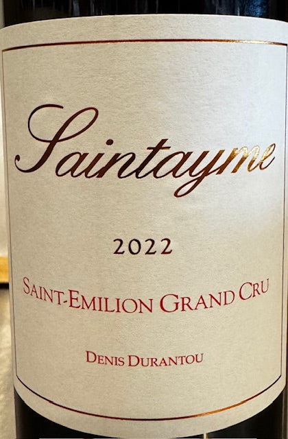 Saintayme St Emilion 2022