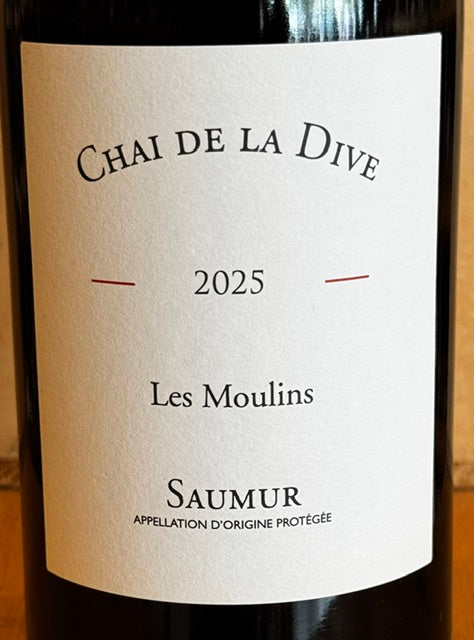 Chai de la Dive Saumur Blanc 'Les Moulins' 2025
