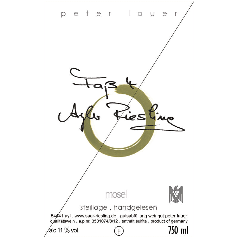 Peter Lauer, Riesling Feinherb Ayler Fass 4 2023