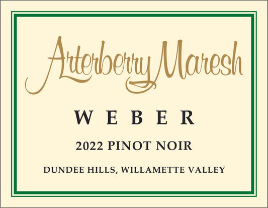 Arterberry-Maresh Pinot Noir 'Weber Vineyard' 2022